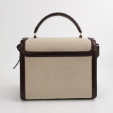 Saint Laurent Cassandra Top Handle Bag Canvas with Leather Medium — thumbnail 5