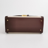 Saint Laurent Cassandra Top Handle Bag Canvas with Leather Medium — thumbnail 6