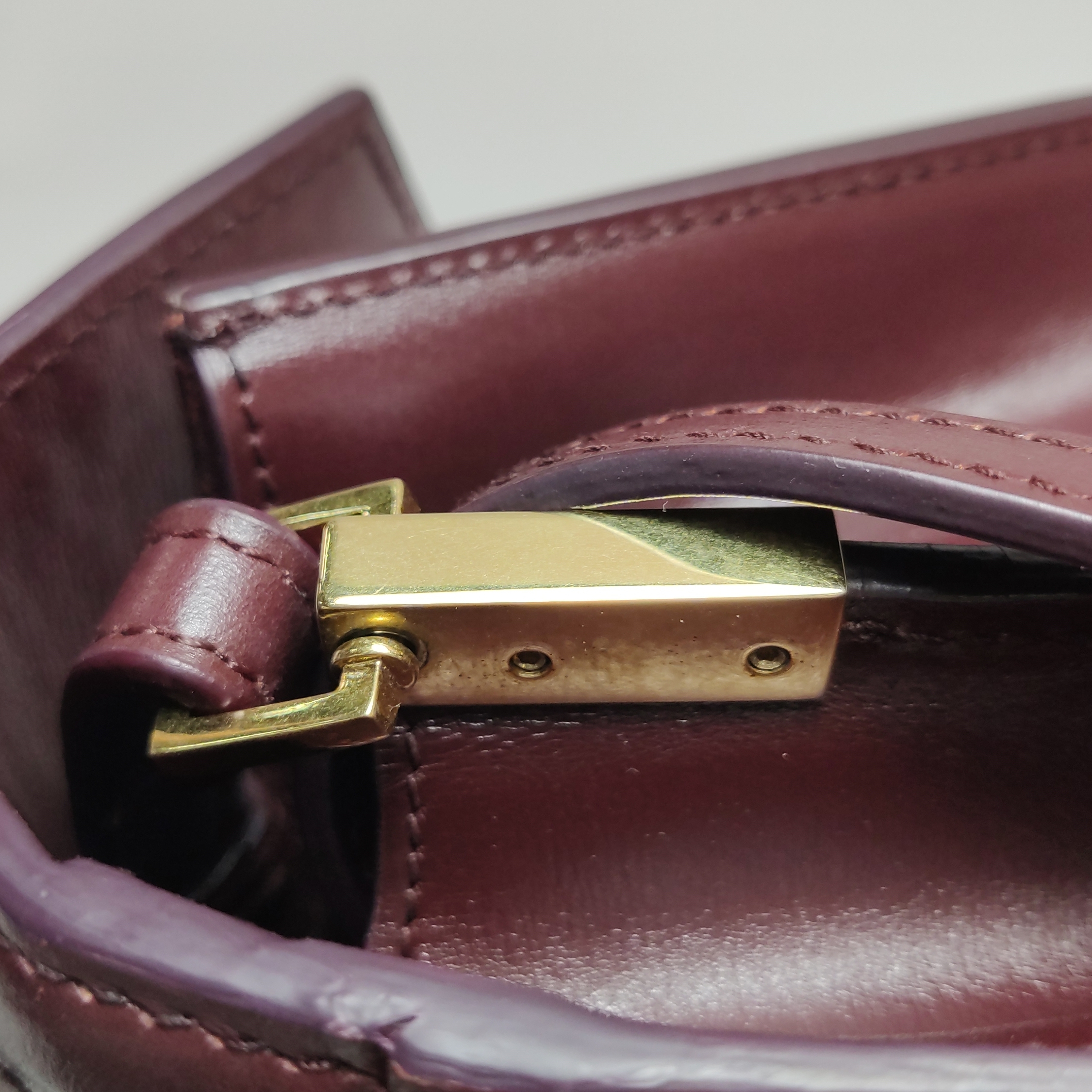 Saint Laurent Cassandra Top Handle Bag Canvas with Leather Medium — photo 13 of 14
