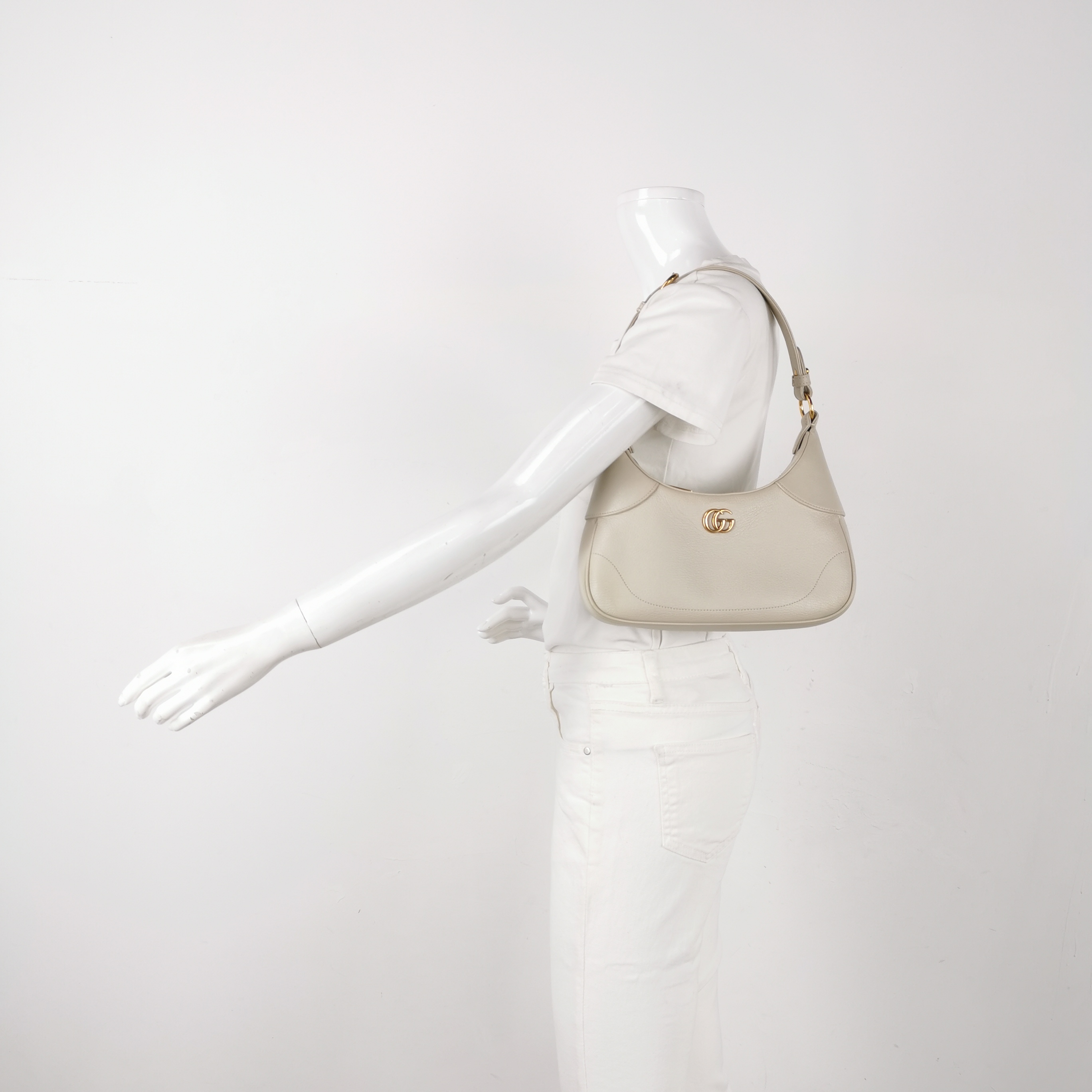 Gucci Aphrodite Zip Shoulder Bag Leather Small — alternate view