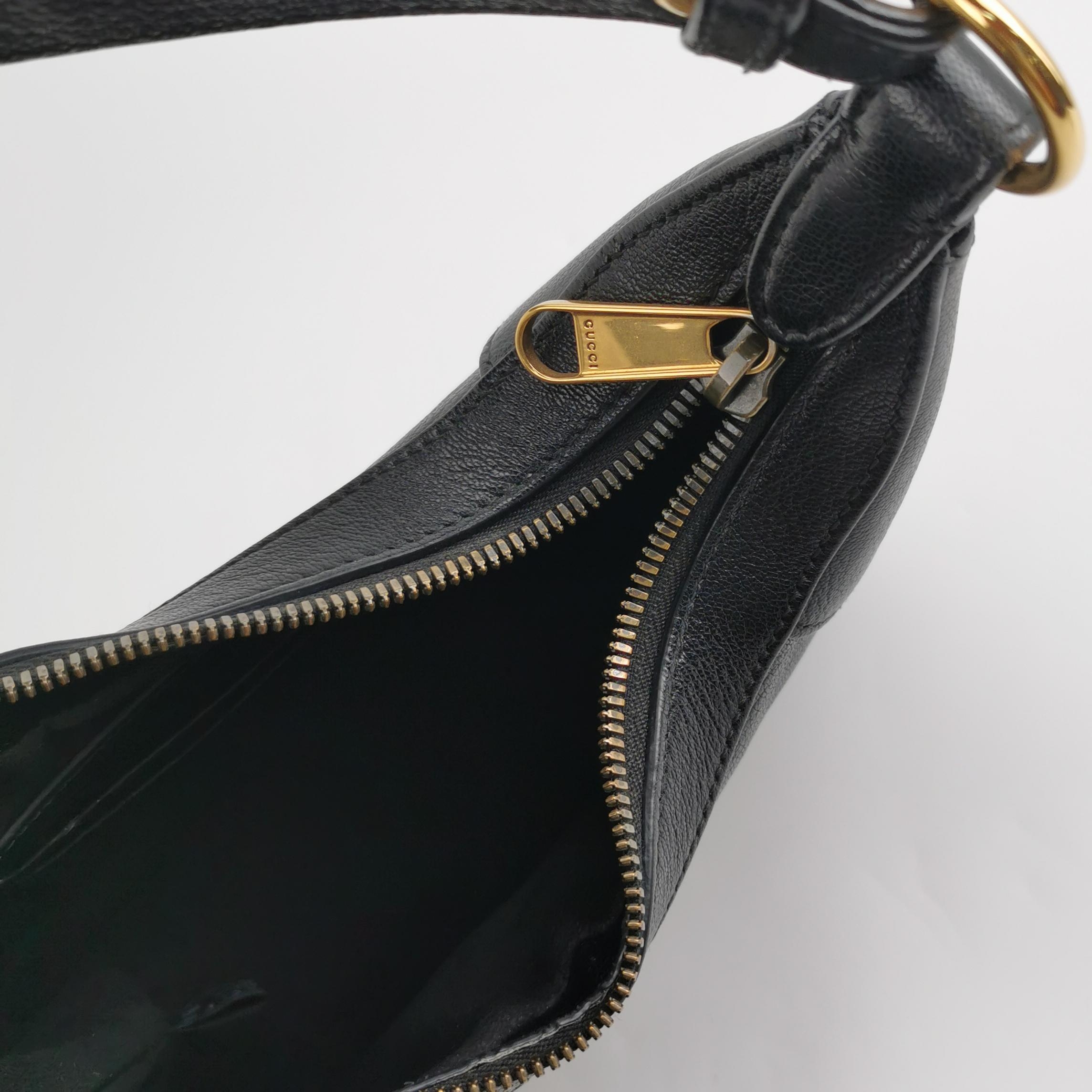 Gucci Aphrodite Zip Shoulder Bag Leather Small — photo 9 of 18