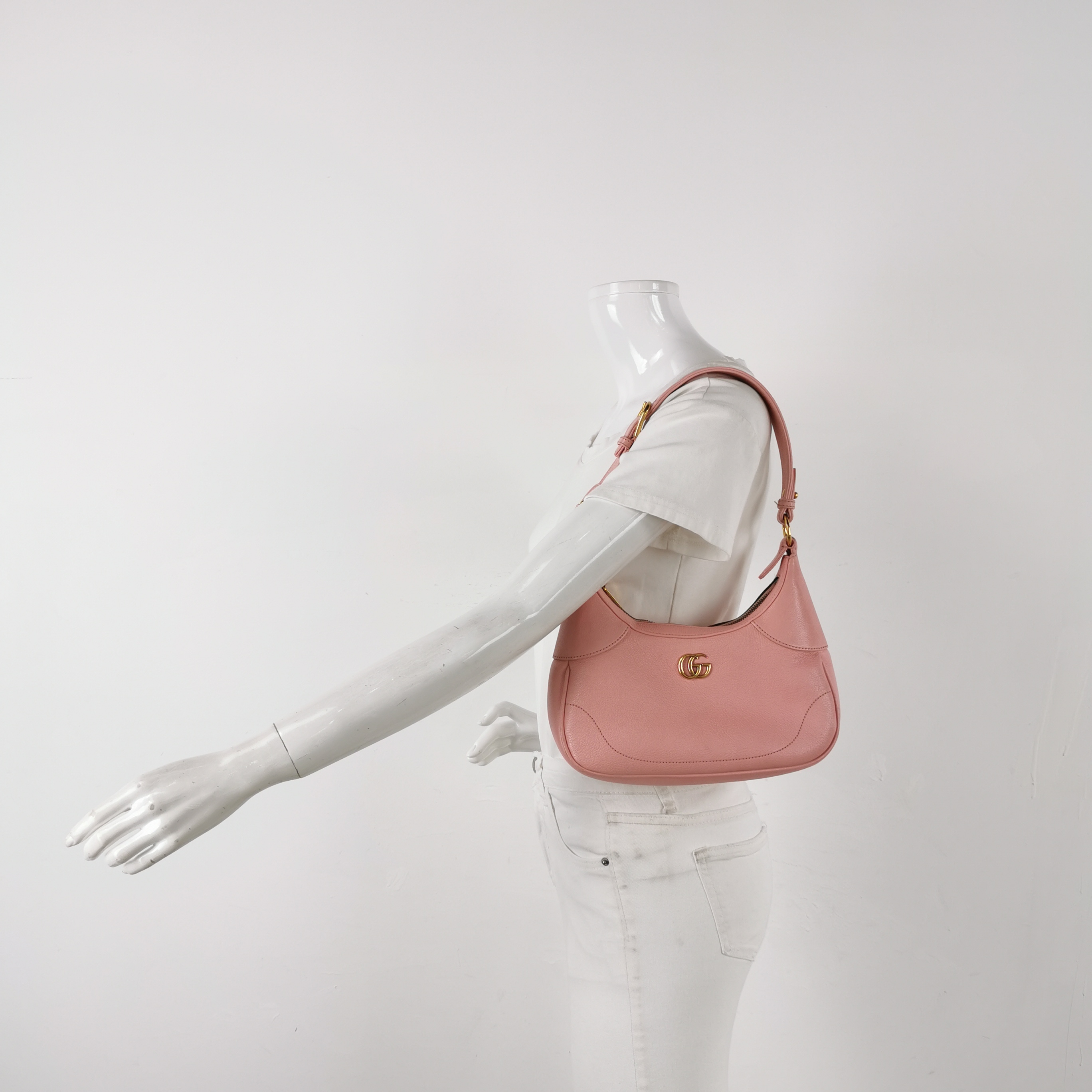 Gucci Aphrodite Zip Shoulder Bag Leather Small — alternate view