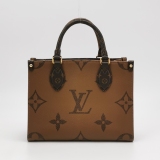 Louis Vuitton(LV) OnTheGo Tote Reverse Monogram Giant PM — thumbnail 6