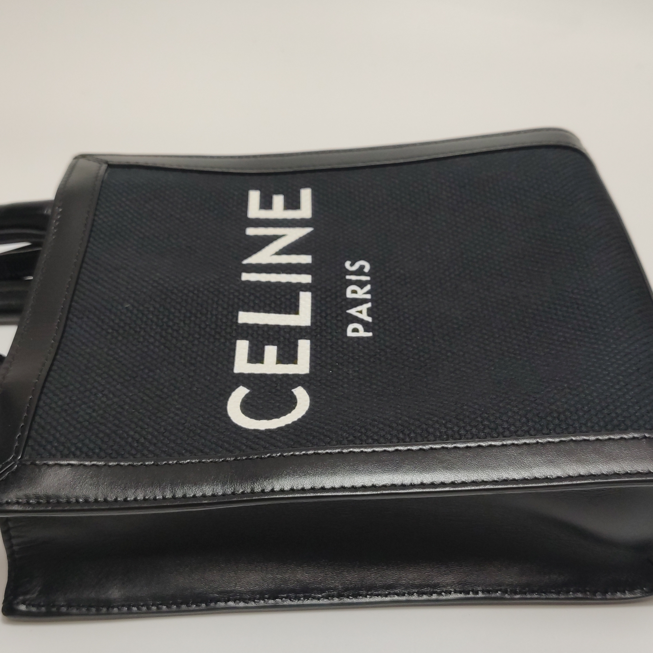 Celine Vertical Cabas Tote Triomphe Coated Canvas Mini — photo 7 of 14