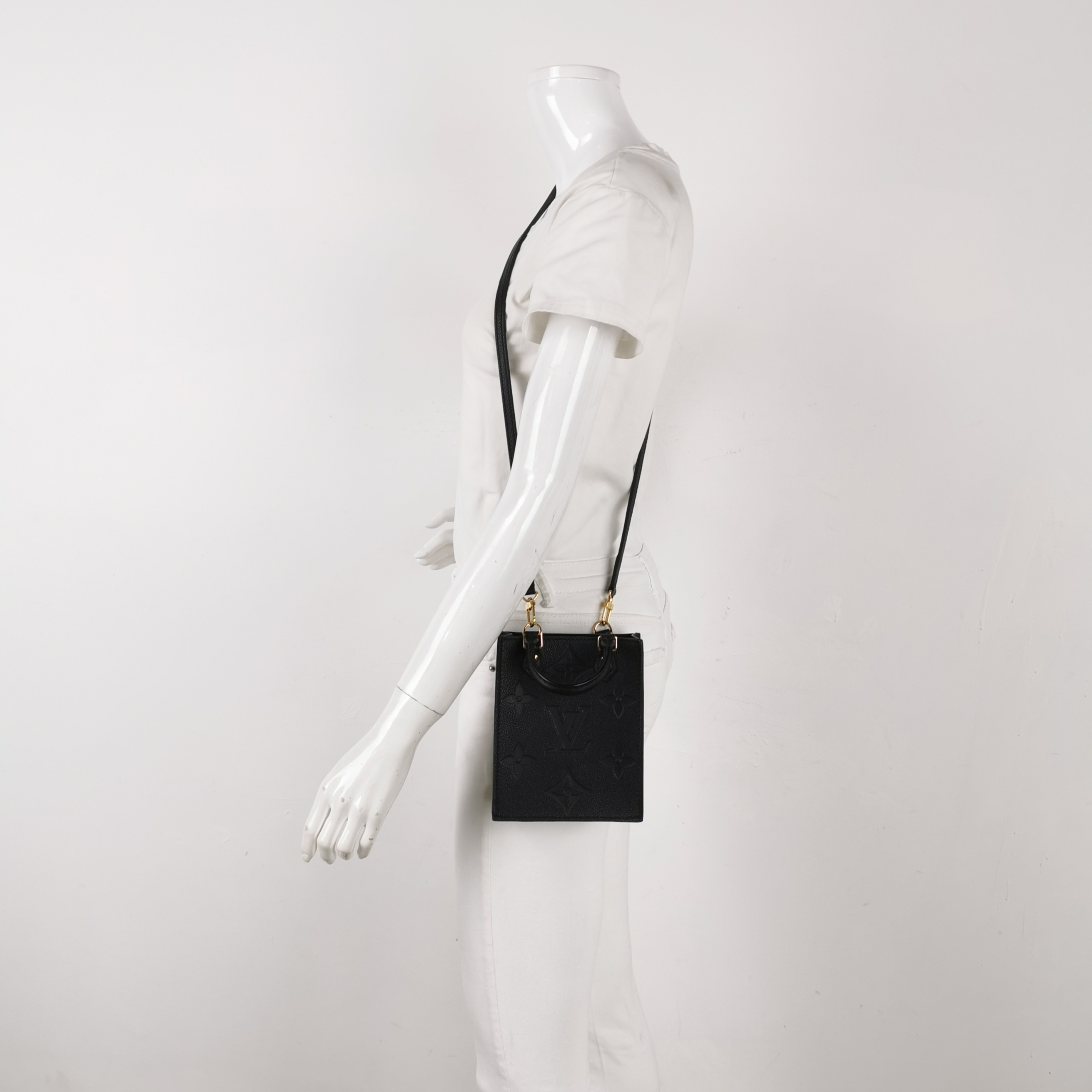 Louis Vuitton(LV) Petit Sac Plat Bag Monogram Empreinte Giant — alternate view
