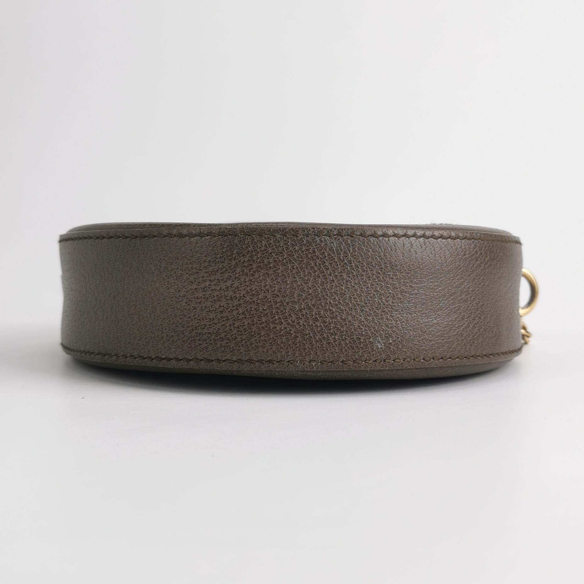 Gucci Ophidia Round Shoulder Bag GG Coated Canvas Mini — photo 6 of 12