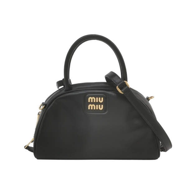 Miu Miu Top Handle Bag Leather Regular — pre-owned, Vierlot