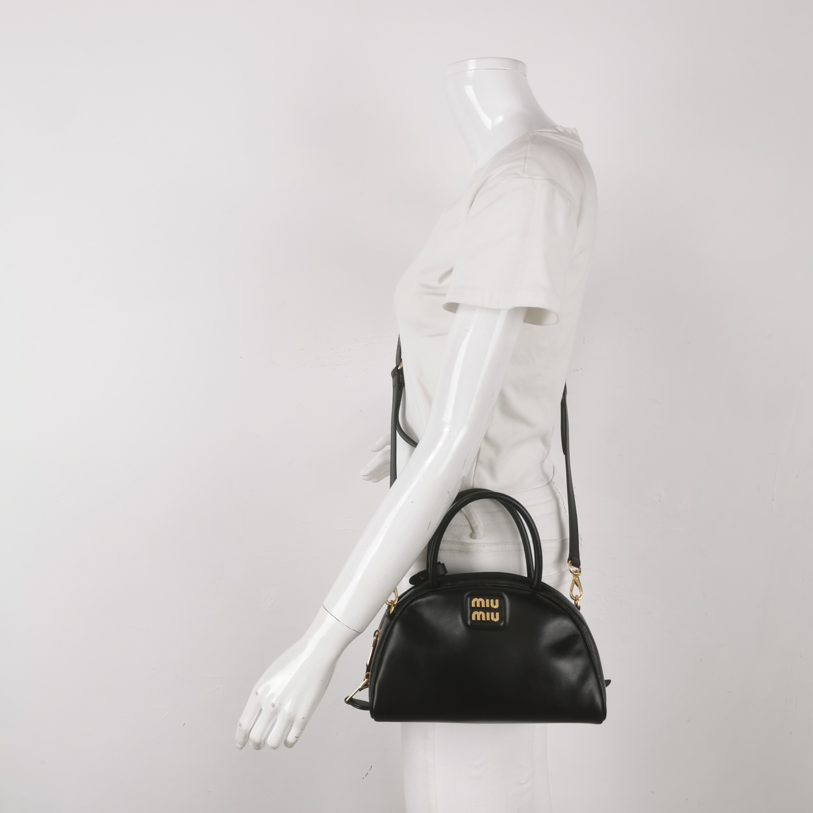 Miu Miu Top Handle Bag Leather Regular — alternate view