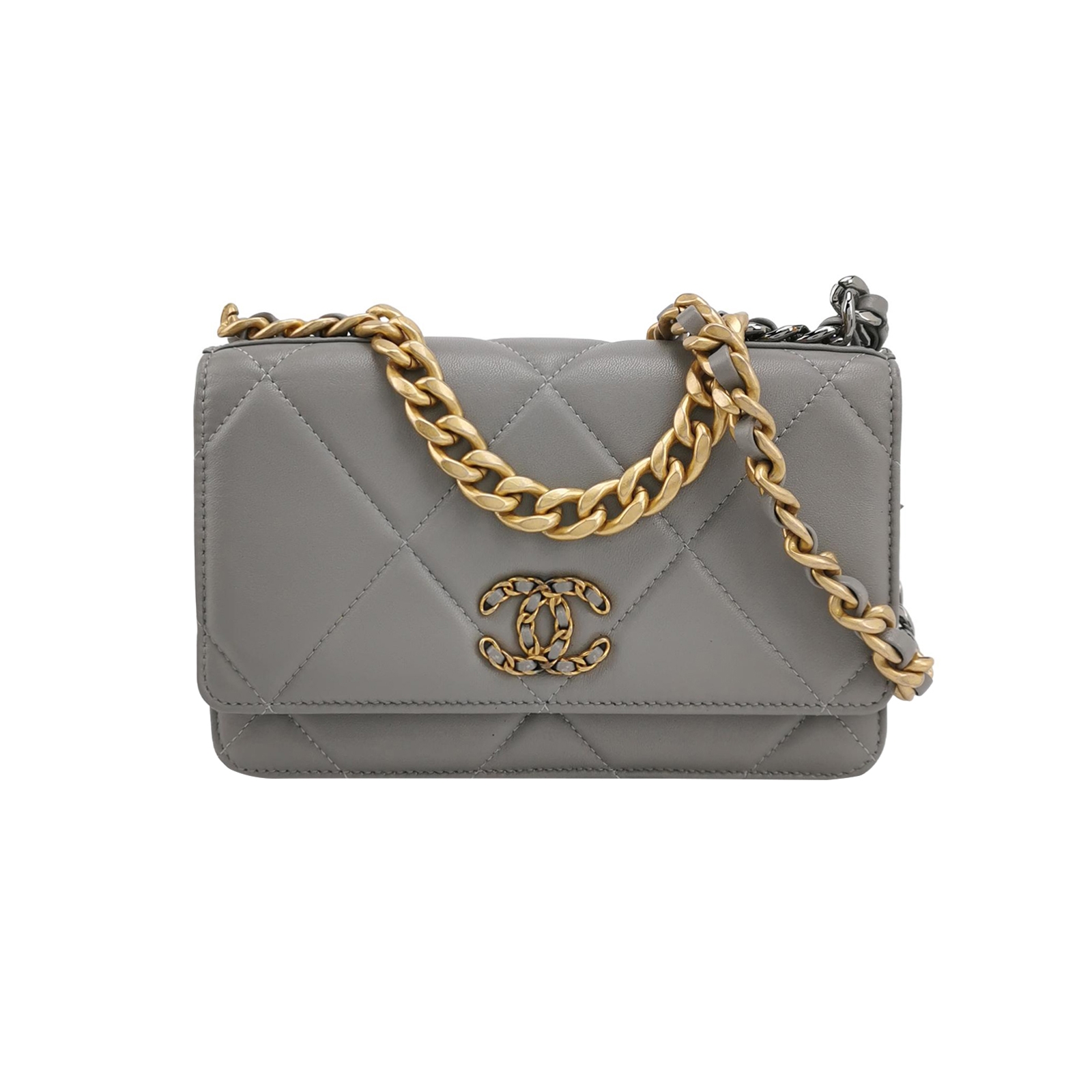 Chanel 19 Wallet on Chain Quilted Goatskin — photo 1 of 14