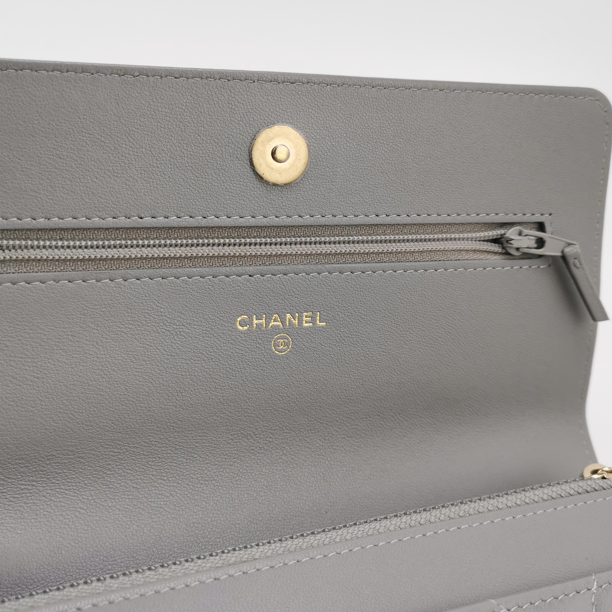 Chanel 19 Wallet on Chain Quilted Goatskin — photo 8 of 14