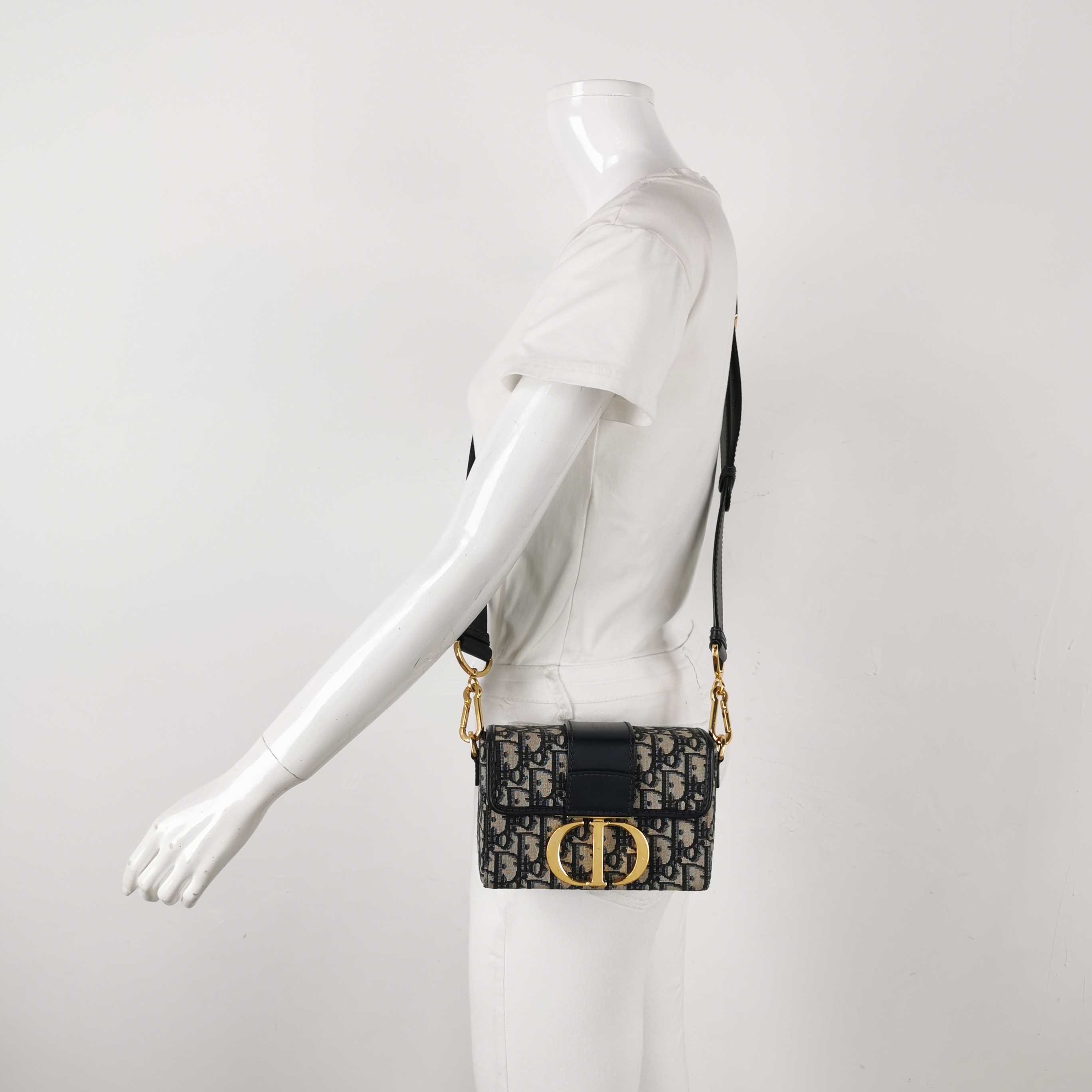 Christian Dior 30 Montaigne Box Bag Oblique Canvas — alternate view
