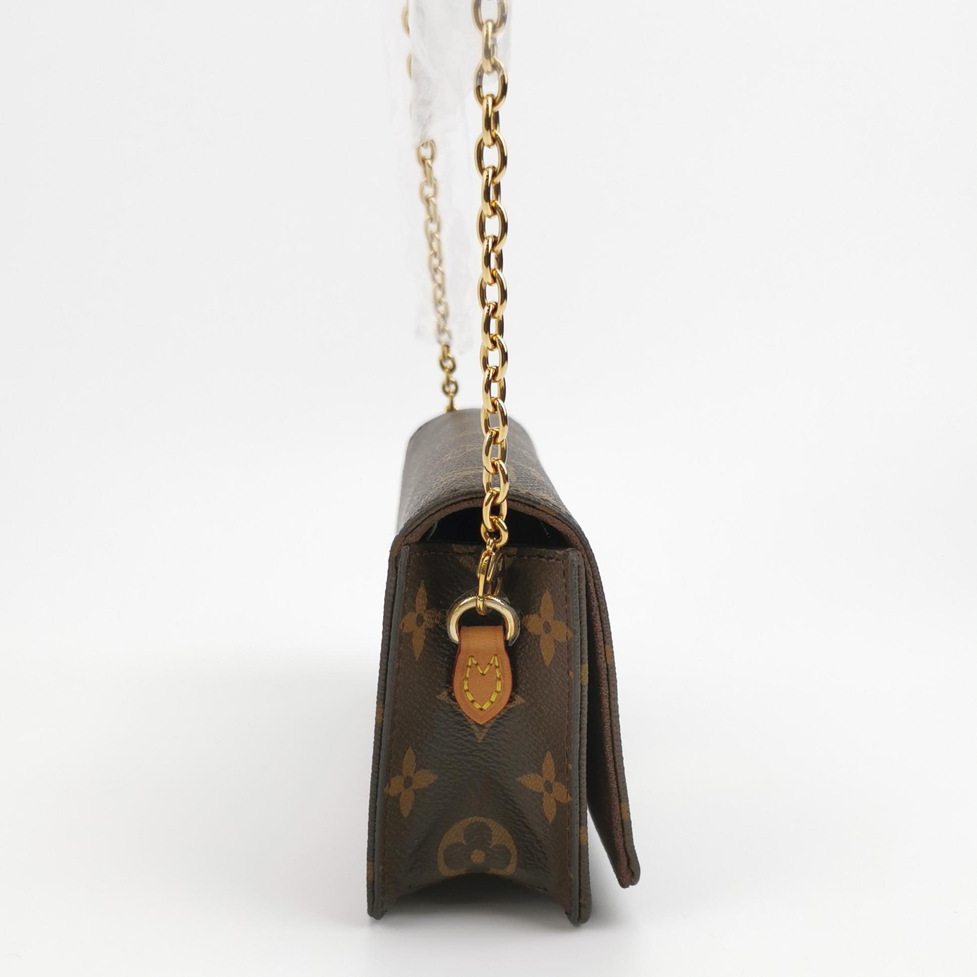 Louis Vuitton(LV) Lily Wallet on Chain Monogram Canvas — photo 4 of 15