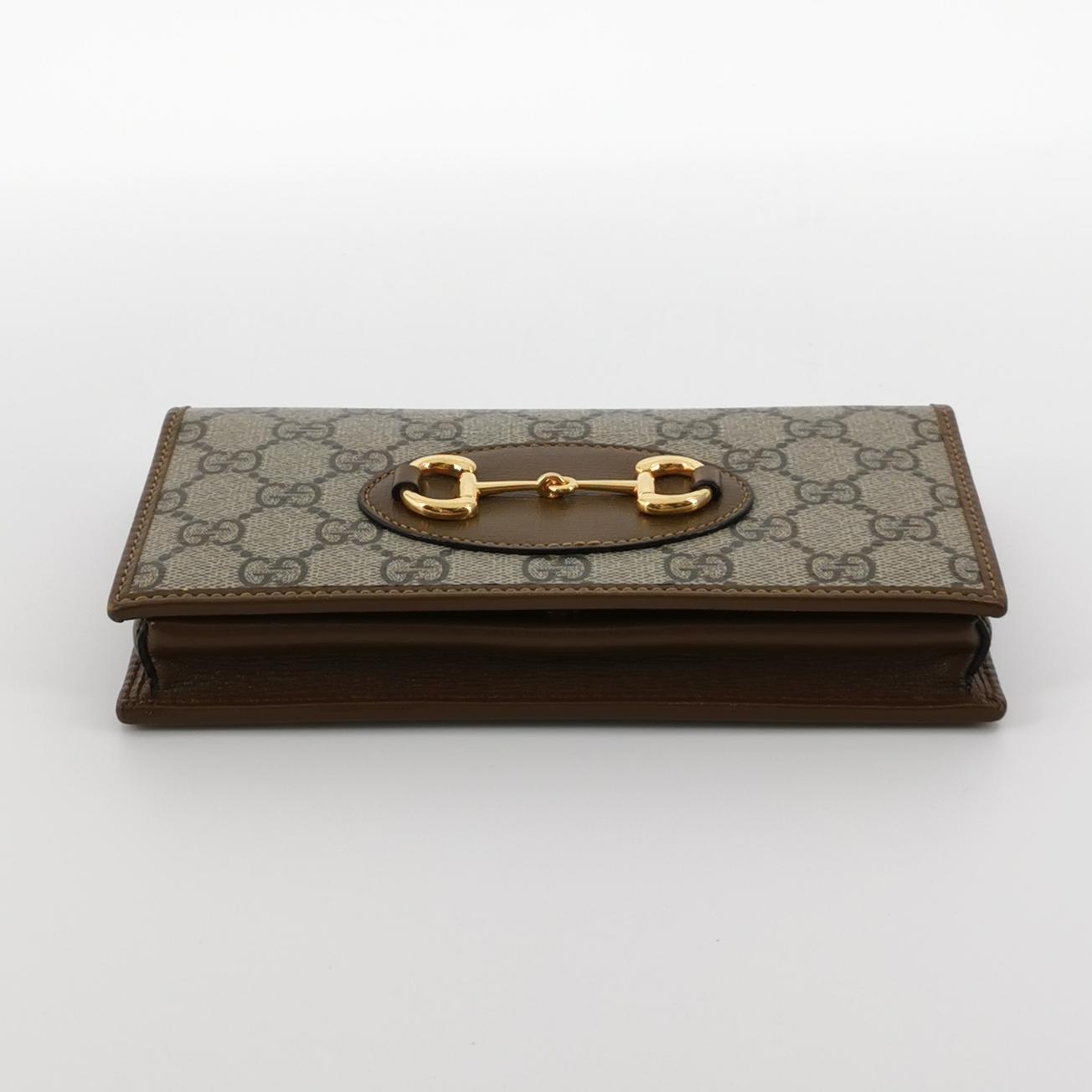 Gucci Horsebit 1955 Chain Wallet GG Coated Canvas — photo 5 of 16