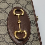 Gucci Horsebit 1955 Chain Wallet GG Coated Canvas — thumbnail 9