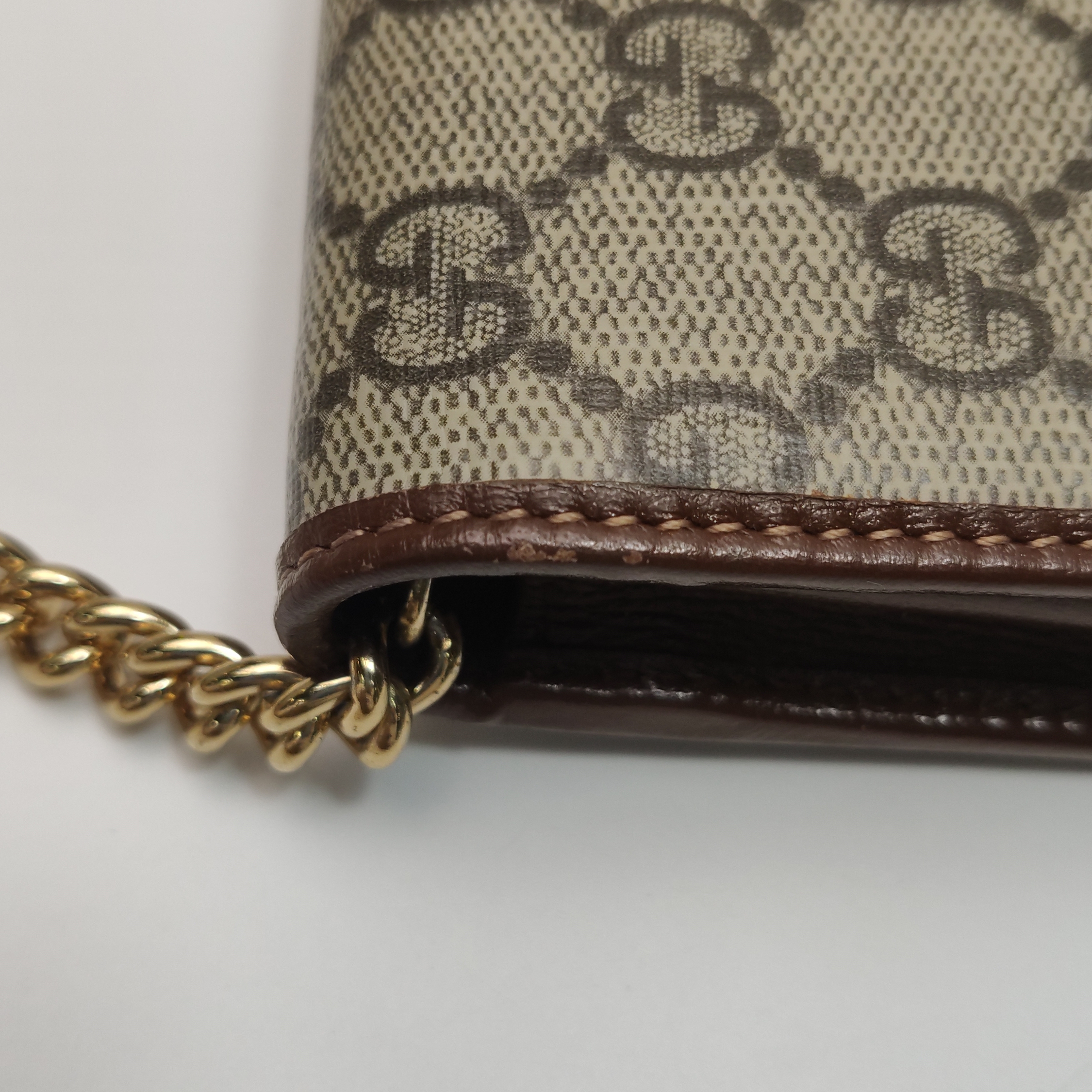 Gucci Horsebit 1955 Chain Wallet GG Coated Canvas — photo 12 of 16