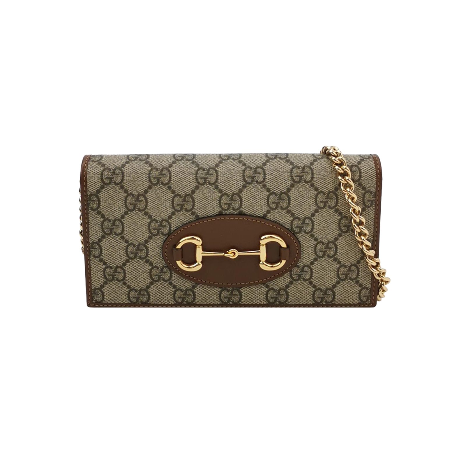 Gucci Horsebit 1955 Chain Wallet GG Coated Canvas — photo 1 of 12