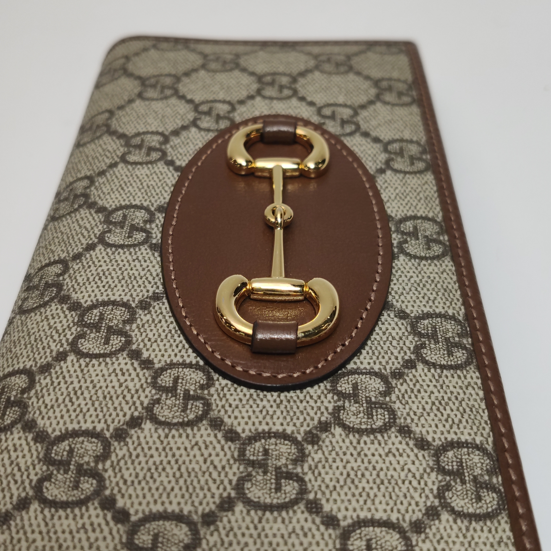 Gucci Horsebit 1955 Chain Wallet GG Coated Canvas — photo 8 of 12