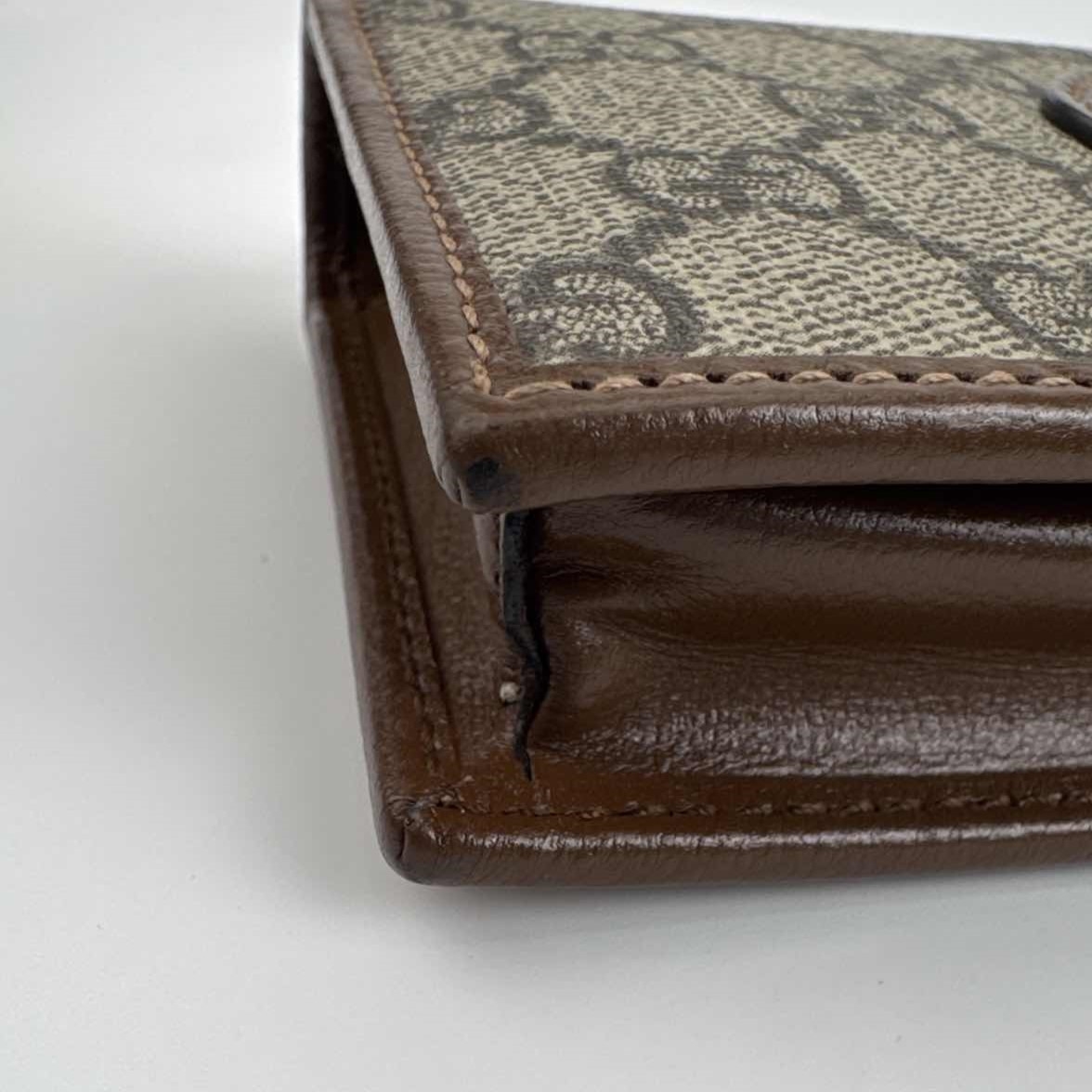 Gucci Horsebit 1955 Chain Wallet GG Coated Canvas — photo 12 of 12
