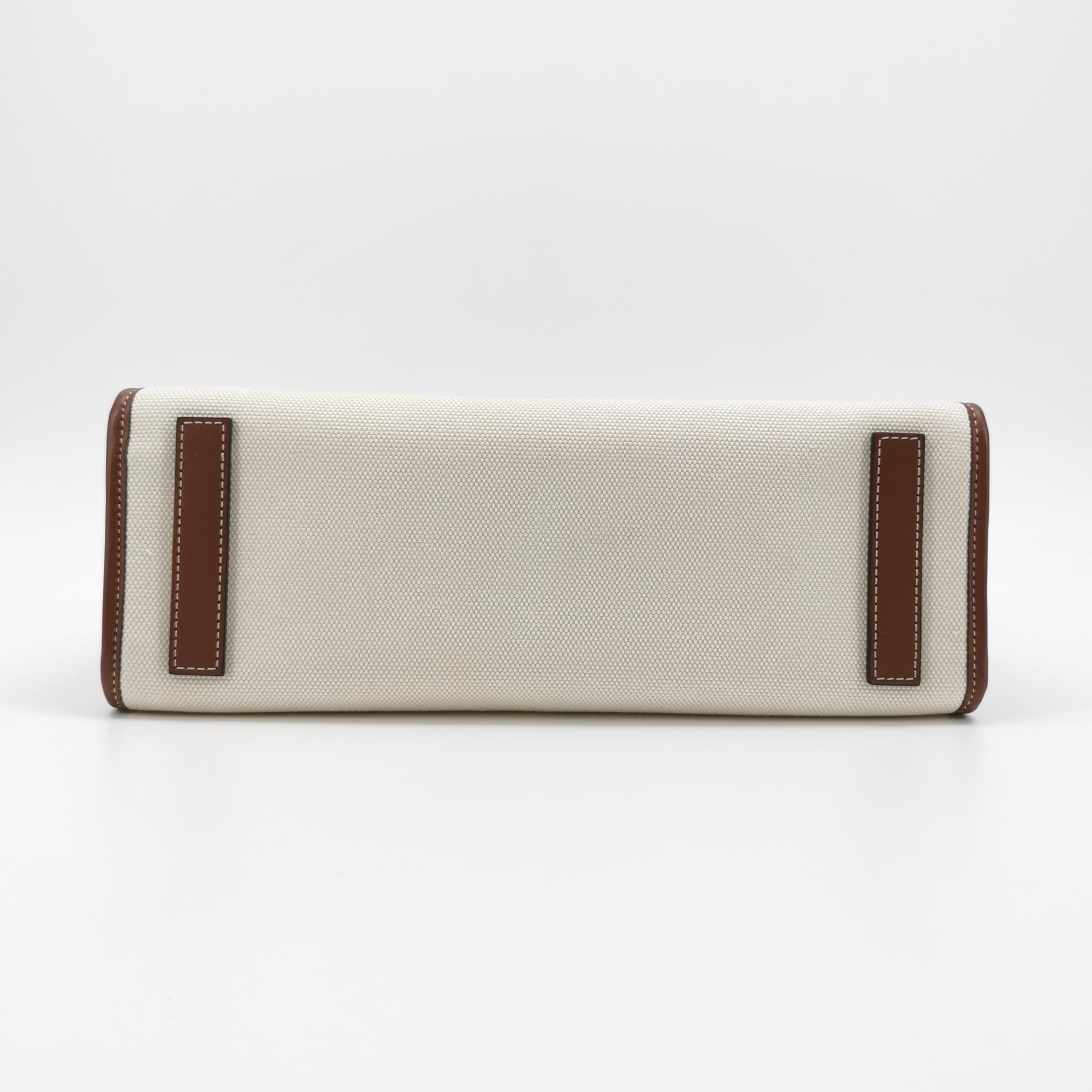 Burberry Freya Shopping Tote Canvas with Leather Small — photo 6 of 12