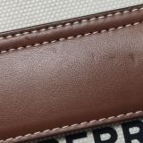 Burberry Freya Shopping Tote Canvas with Leather Mini — thumbnail 9