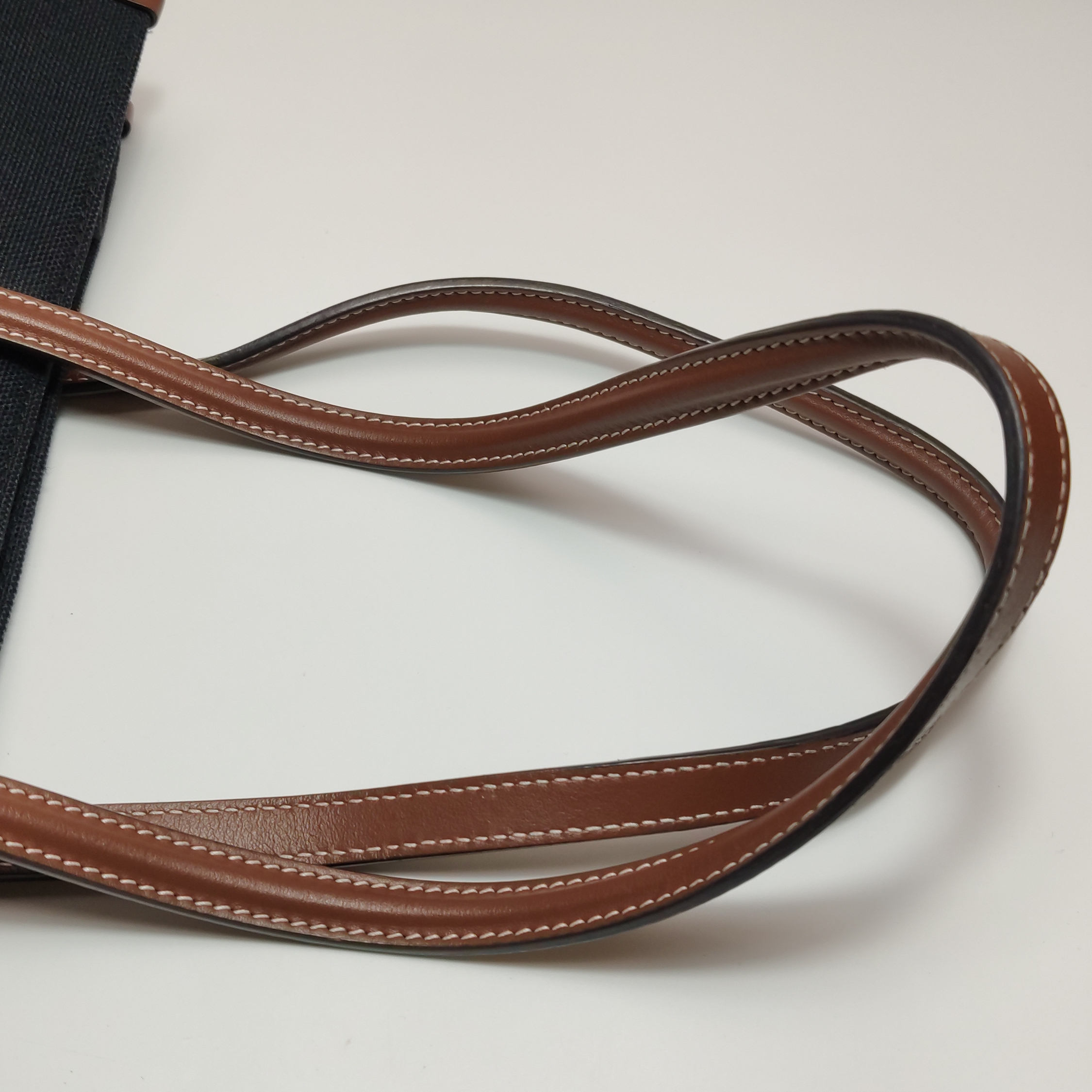 Burberry Freya Shopping Tote Canvas with Leather Small — photo 11 of 13