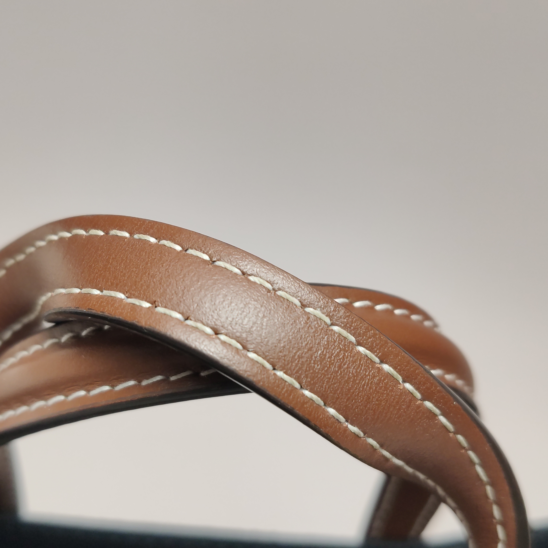 Burberry Freya Shopping Tote Canvas with Leather Mini — photo 10 of 11