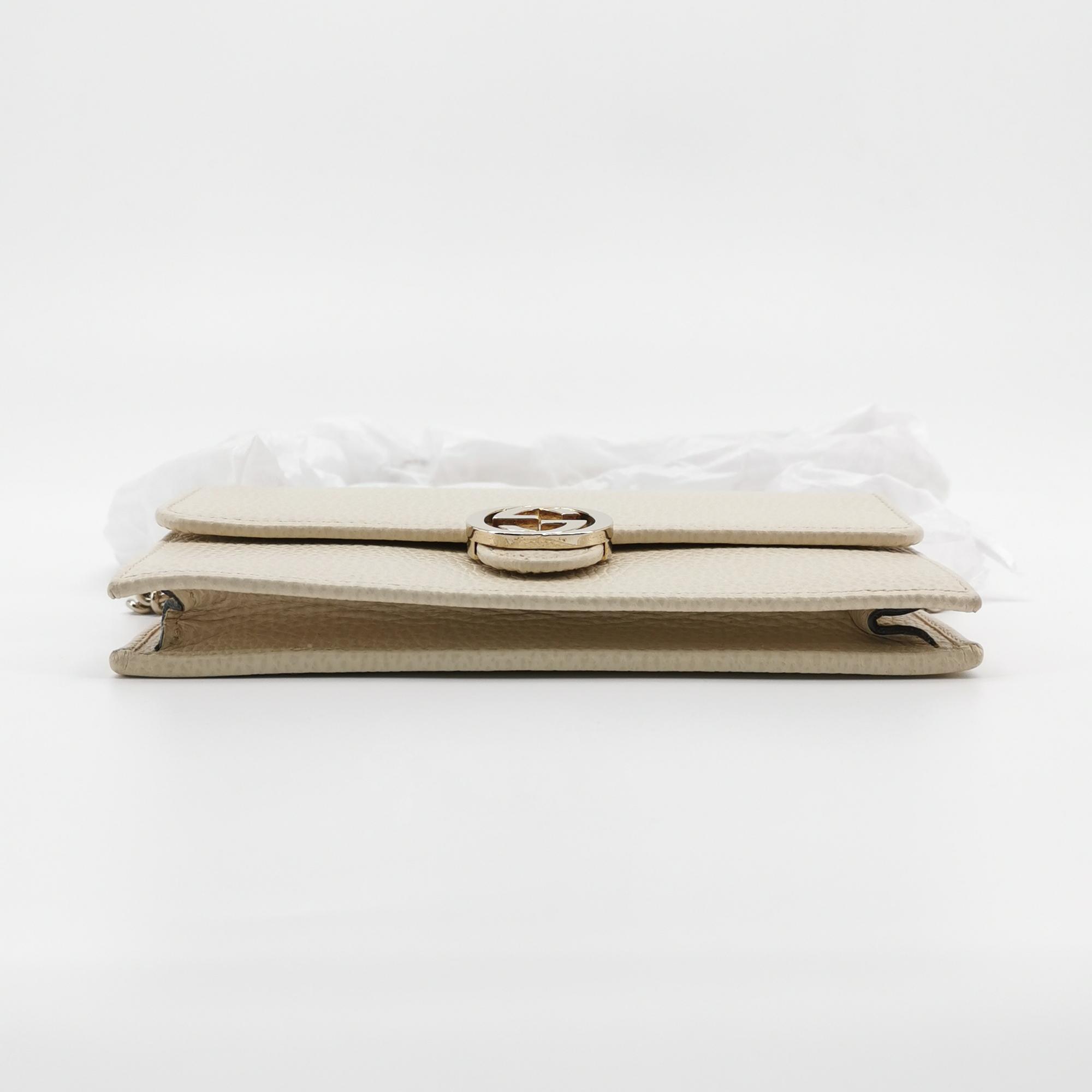Gucci Interlocking Shoulder Bag Leather — photo 6 of 10
