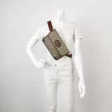 Gucci Neo Vintage Flap Belt Bag GG Coated Canvas — thumbnail 2