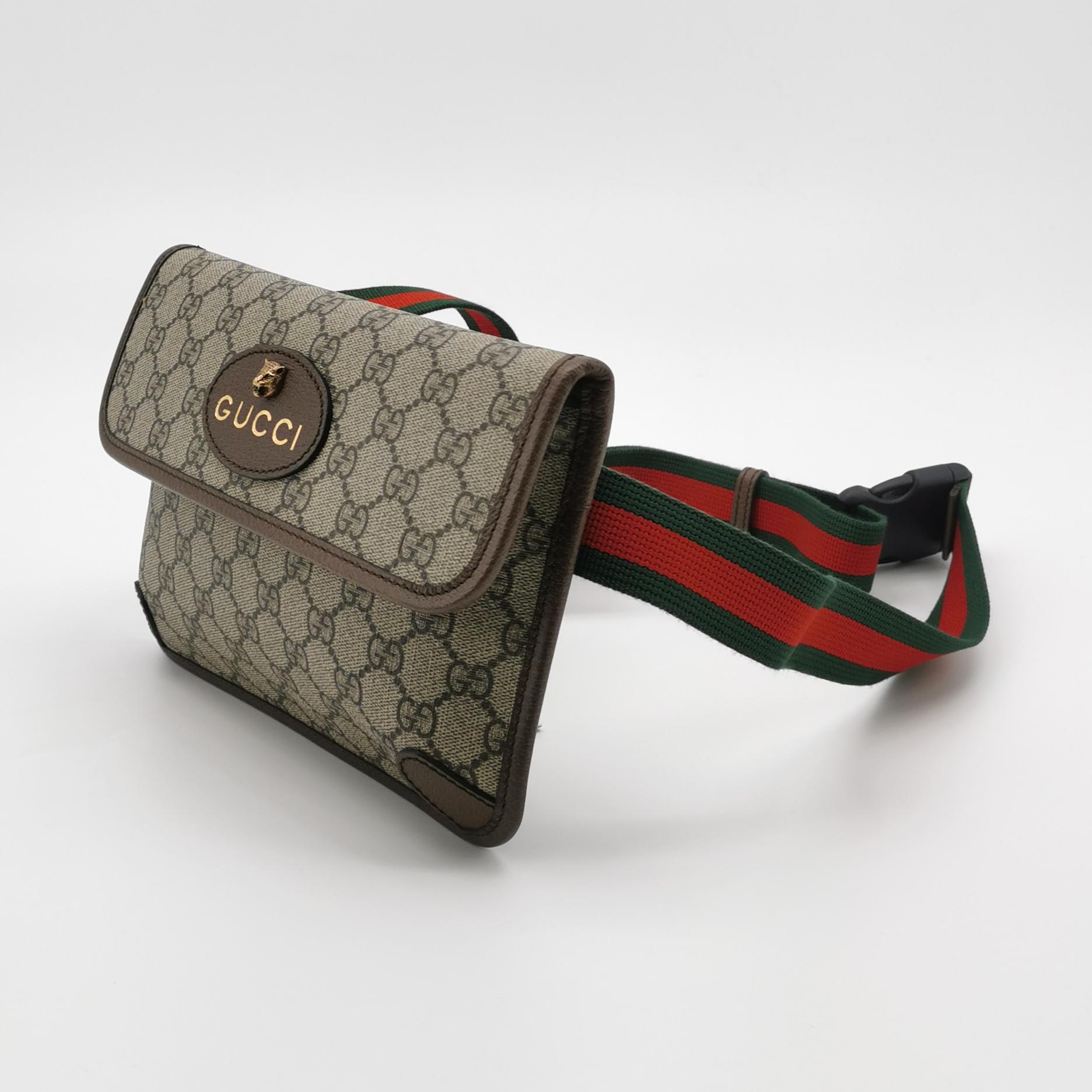 Gucci Neo Vintage Flap Belt Bag GG Coated Canvas — photo 3 of 10
