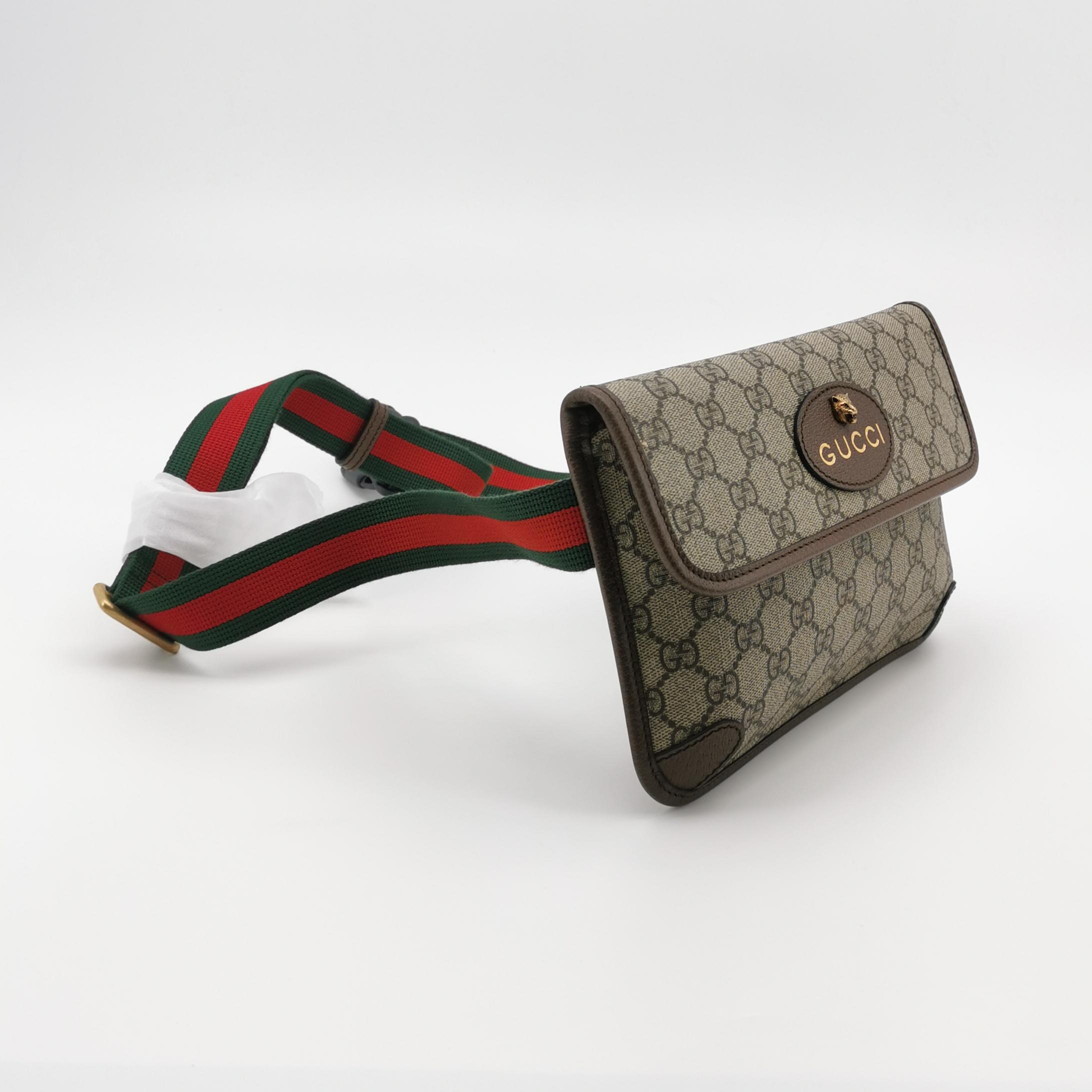 Gucci Neo Vintage Flap Belt Bag GG Coated Canvas — photo 4 of 10