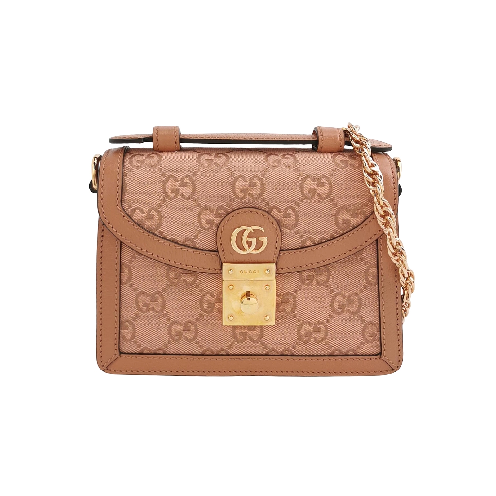  Gucci Ophidia Flap Top Handle Bag Leather Mini — photo 1 of 10
