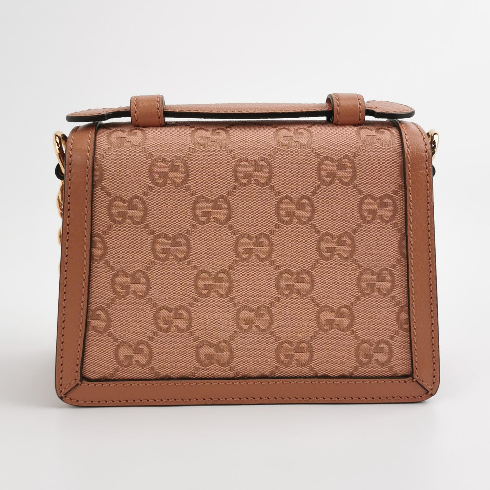  Gucci Ophidia Flap Top Handle Bag Leather Mini — photo 4 of 10