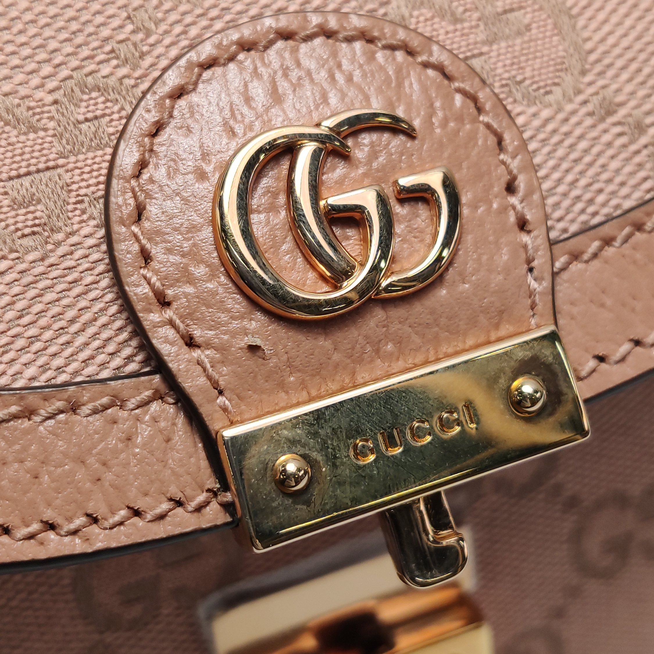 Gucci Ophidia Flap Top Handle Bag Leather Mini — photo 7 of 10