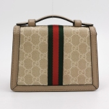  Gucci Ophidia Flap Top Handle Bag Leather Mini — thumbnail 5