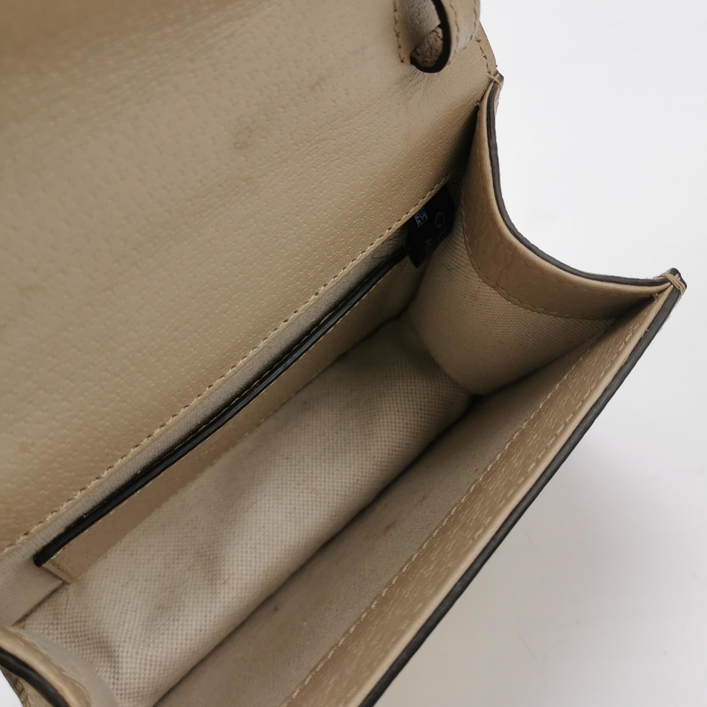  Gucci Ophidia Flap Top Handle Bag Leather Mini — photo 8 of 13