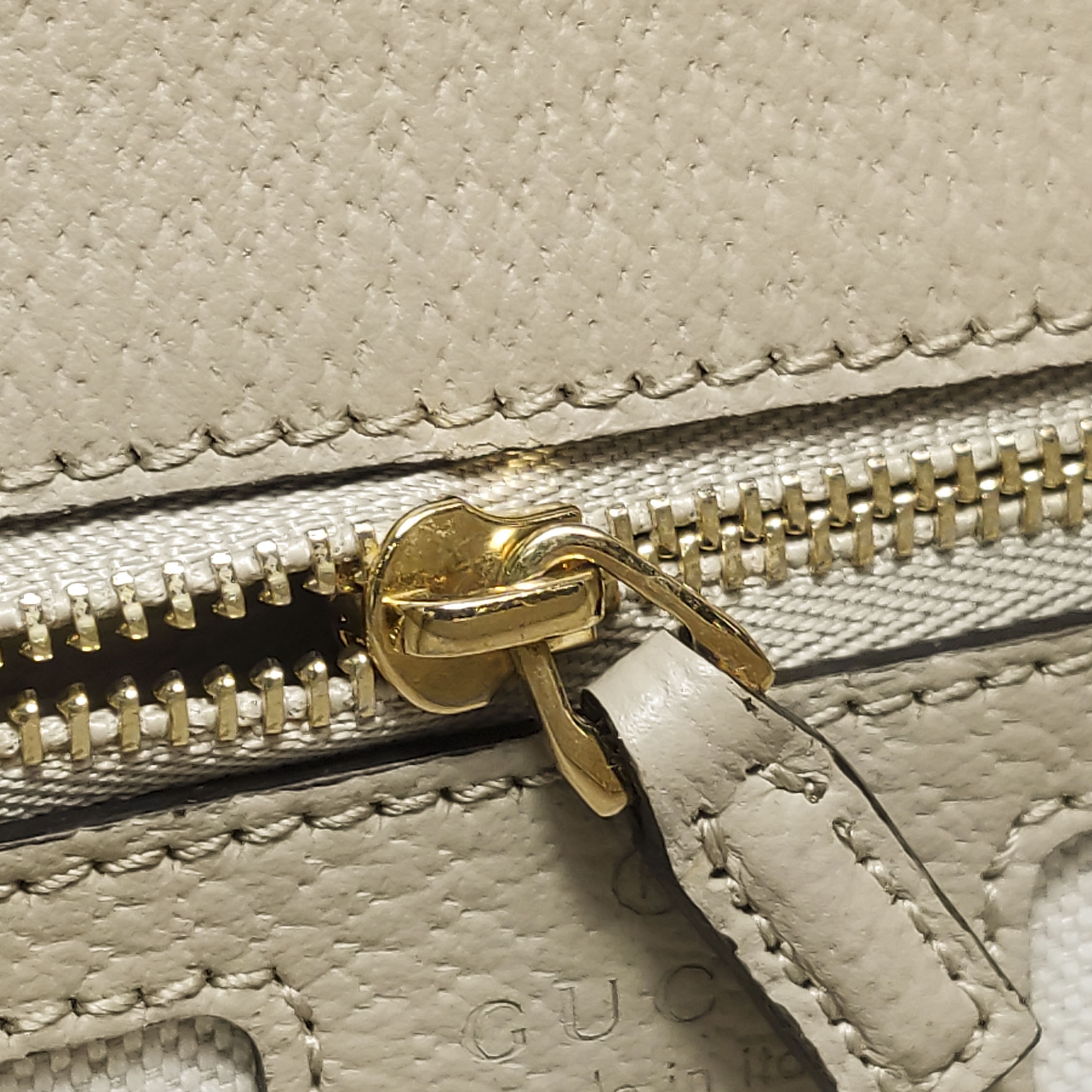 Gucci Ophidia Flap Top Handle Bag GG Coated Canvas — photo 10 of 13
