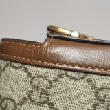 Gucci Horsebit 1955 Shoulder Bag GG Coated Canvas with Leather East West — thumbnail 12