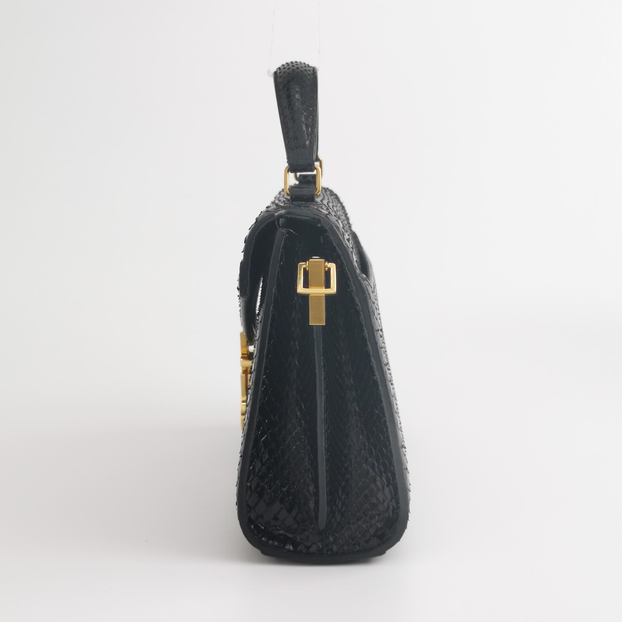 Saint Laurent Cassandra Top Handle Bag Leather Mini — photo 3 of 15