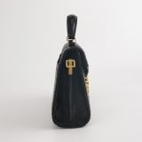 Saint Laurent Cassandra Top Handle Bag Leather Mini — thumbnail 4