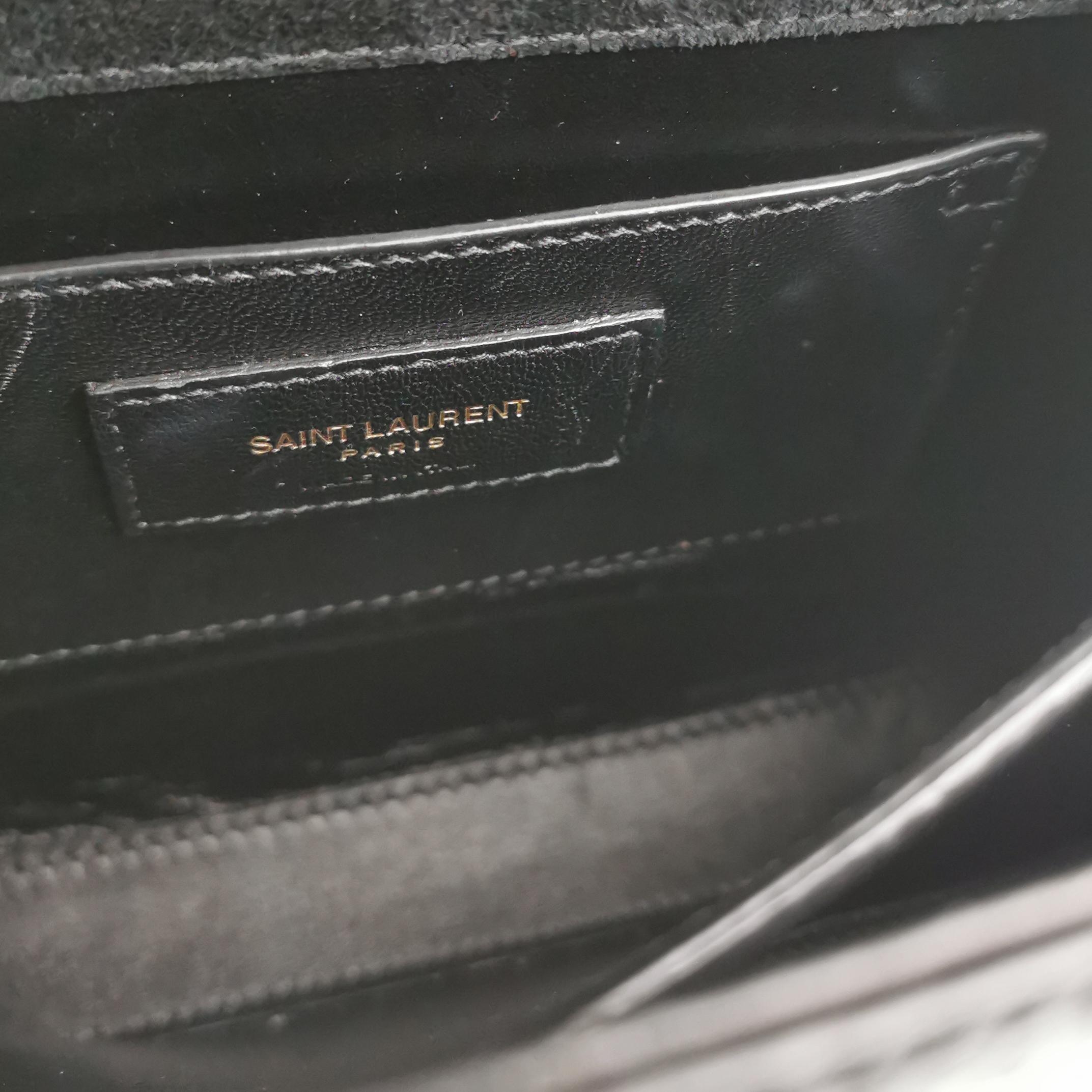 Saint Laurent Cassandra Top Handle Bag Leather Mini — photo 8 of 15