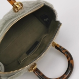  Fendi Logo By The Way Top Handle Bag Embossed Leather Mini — thumbnail 7