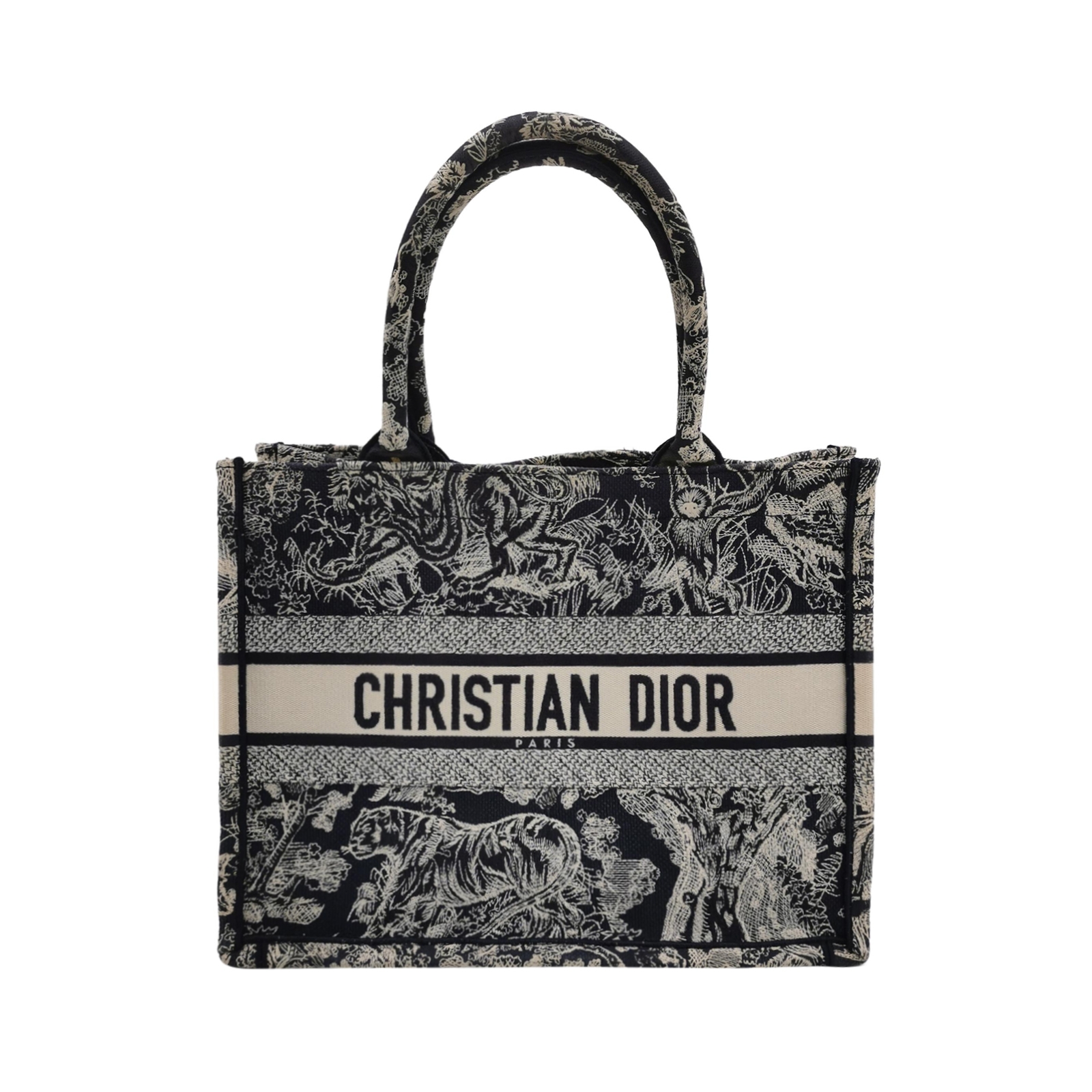 Christian Dior Book Tote Embroidered Canvas Large — photo 1 of 14