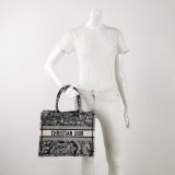 Christian Dior Book Tote Embroidered Canvas Large — thumbnail 2