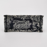 Christian Dior Book Tote Embroidered Canvas Large — thumbnail 6