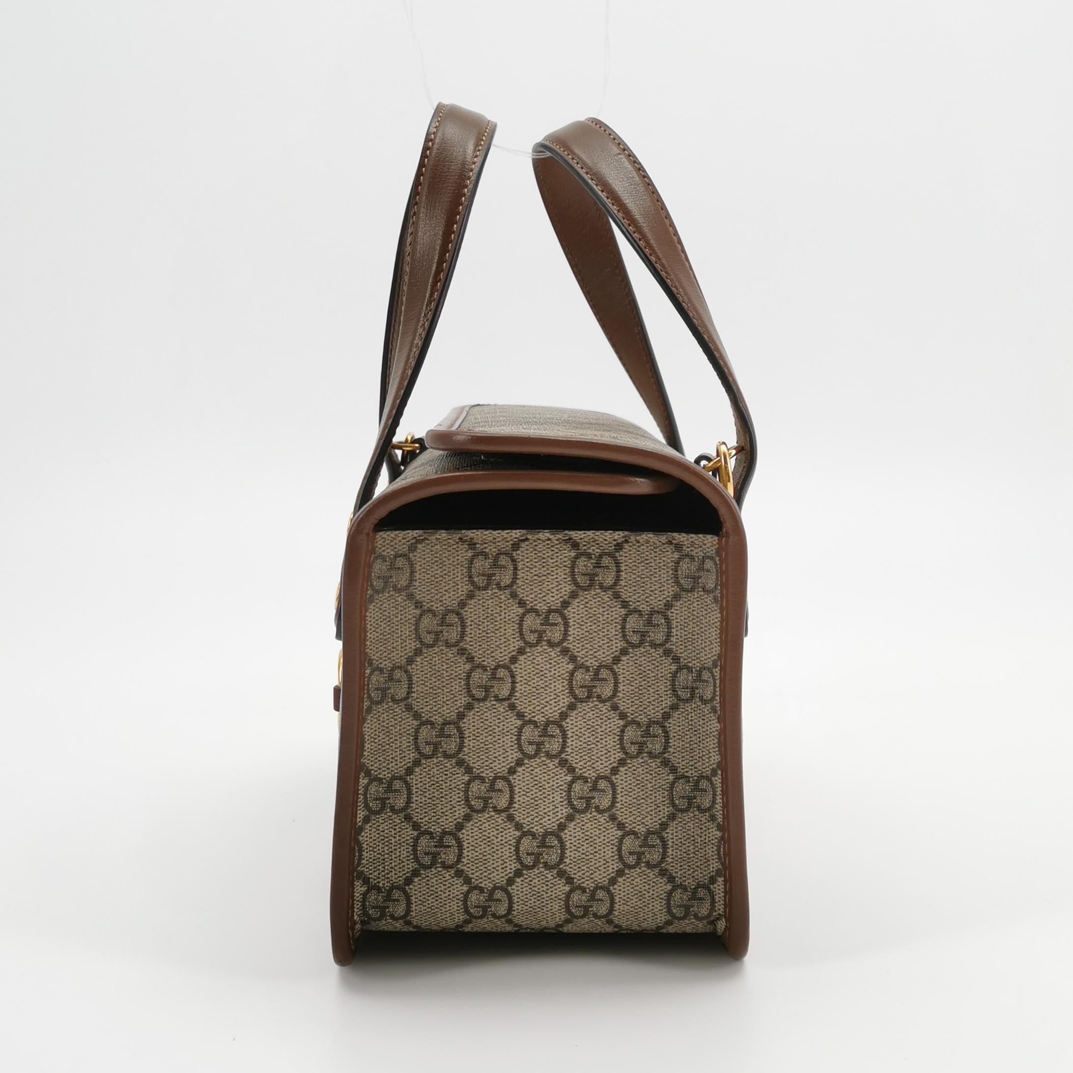 Gucci Horsebit 1955 Boston Bag GG Coated Canvas — photo 4 of 14
