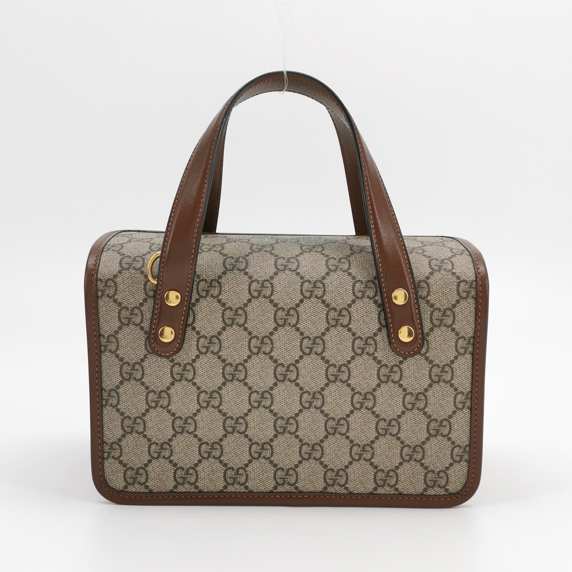 Gucci Horsebit 1955 Boston Bag GG Coated Canvas — photo 5 of 14