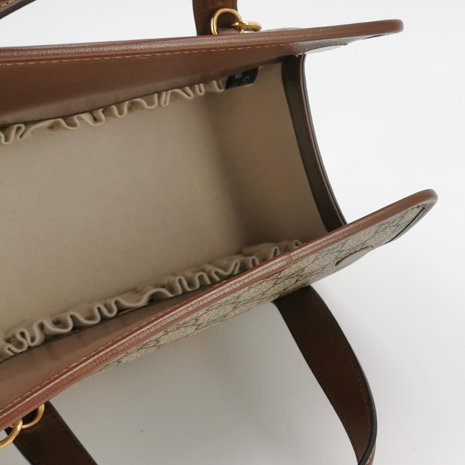Gucci Horsebit 1955 Boston Bag GG Coated Canvas — photo 7 of 14