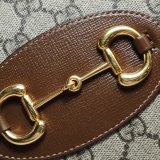 Gucci Horsebit 1955 Boston Bag GG Coated Canvas — thumbnail 9