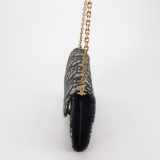 Christian Dior Saddle Chain Wallet Oblique Canvas — thumbnail 3