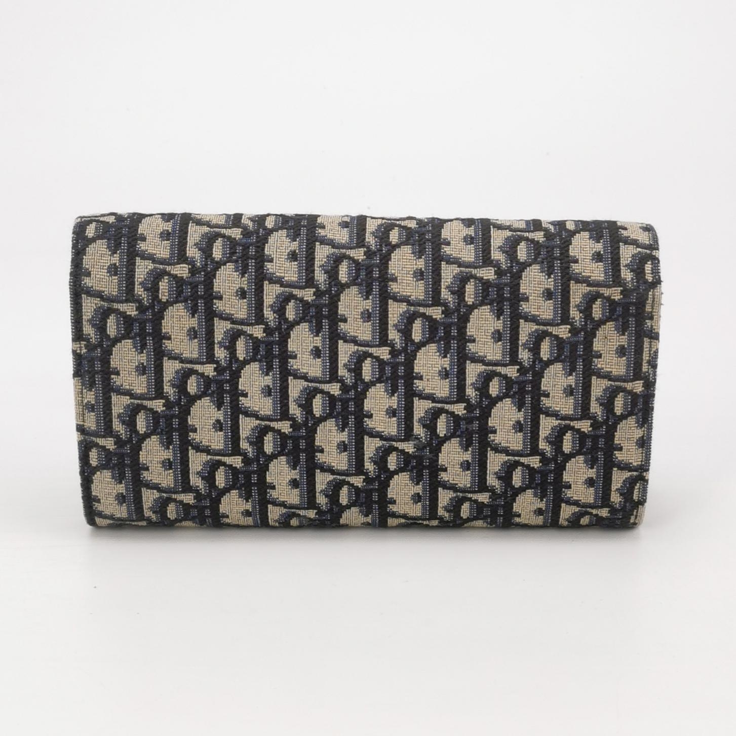 Christian Dior Saddle Chain Wallet Oblique Canvas — photo 5 of 8